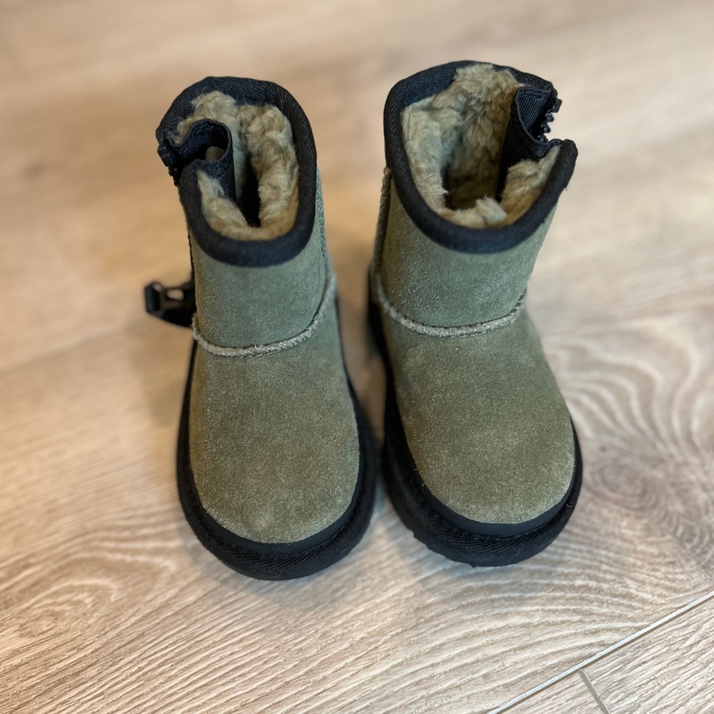Cozy Black and Olive Fur-Lined by UGG